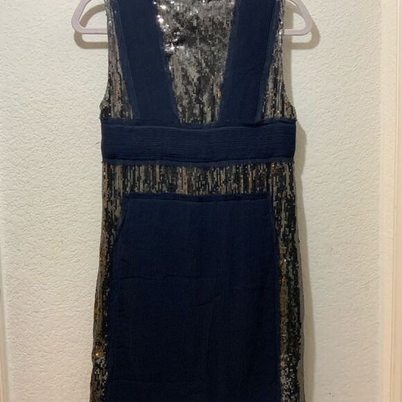3.1 phillip lim Sequin 100 %Silk/ 100% Sole Dress Size 4 NWOT - Picture 5 of 9